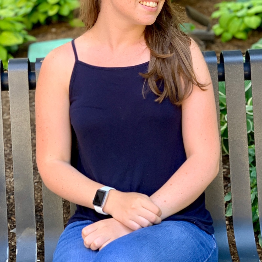 LOFT Navy Blue Tank Top